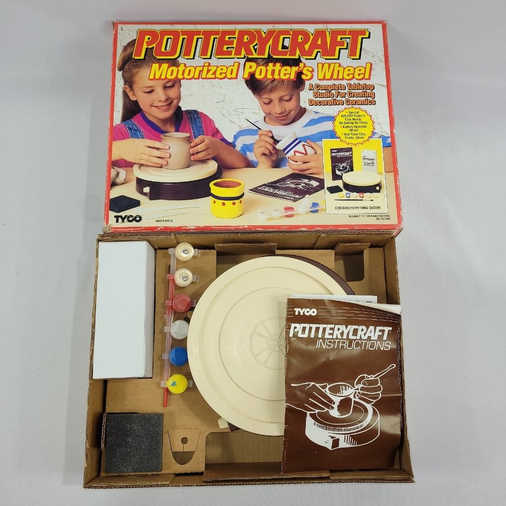 Potterycraft vintage 1991 Motorized Potter's Wheel by Tyco
